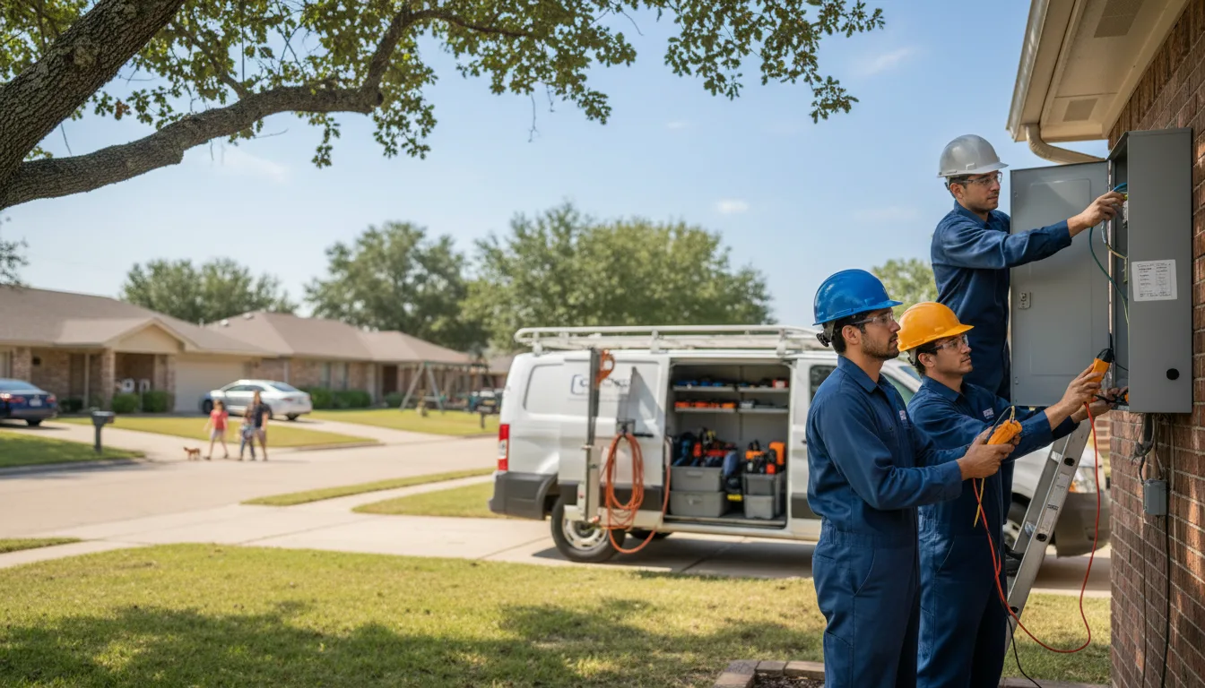 Certified electrician providing emergency electrical services in Trinway, OH